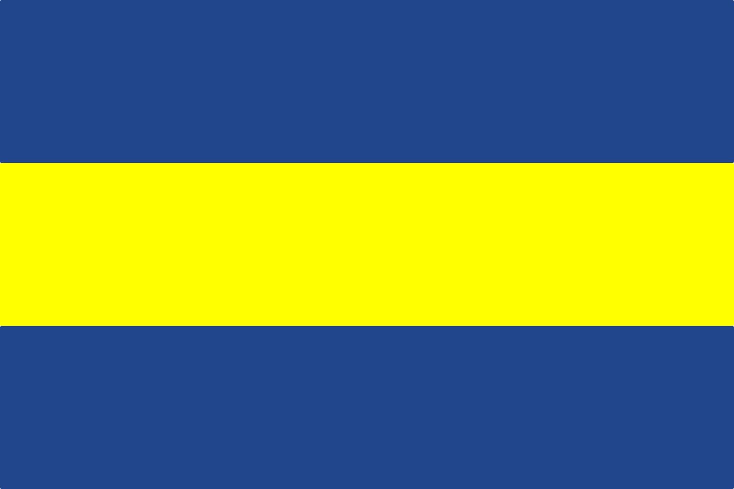 Drapeau Schipluiden grand format de l'ancienne commune