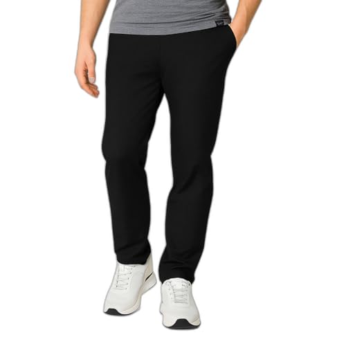 Skechers Men's GO Walk Recharge Straight Leg Pant, Bold Black, Large US