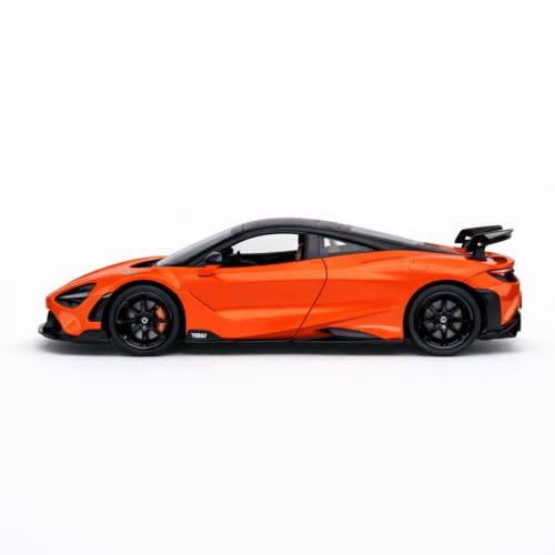Image of Wizplex MSZ Official Licensed McLaren 765LT Diecast Model Car 1:32 Scale | Light & Sound | Pull Back Action | Metal Supercar Toy | Collectible Display & Gift