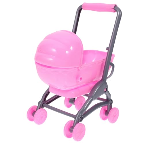 PartyKindom Puppenwagen Puppenhaus Zubehör Realistische Spielwagen Deko Kunststoff Modell für Kinderzimmer und Bastelprojekte Fördert Eltern Junge Mädchen Spielspaß