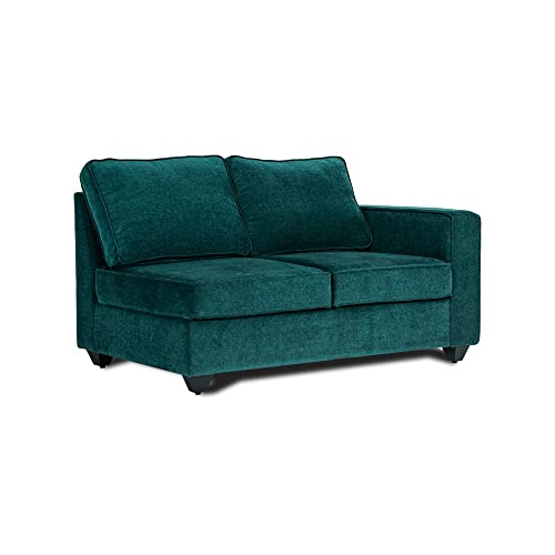 Image of Wakefit Sofa Set | 3 Year Warranty | Sofa 2 Seater, 2 Seater Sofa for Living Room, Wooden Sofa Set, Couch Sofa for Living Room, Sofa for Living Room - Napper(Malphino : Malibu Green)