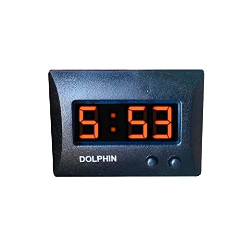 Maruti 800 Digital Car Clock (ORANGE)