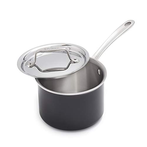 All-Clad 8701005443 LTD Cookware Saucepan, 2Qt Sauce Pan, Black