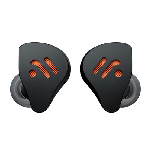 Fosi Audio IM4 Offene Hi-Fi-In-Ear-Monitor-Kopfhörer 10-mm-Beryllium-Treiber N52-Doppelmagnet und Doppelkammer abnehmbares 2-Pin-Kabel 3 5 mm symmetrisch individuelle Abstimmung Schwarz