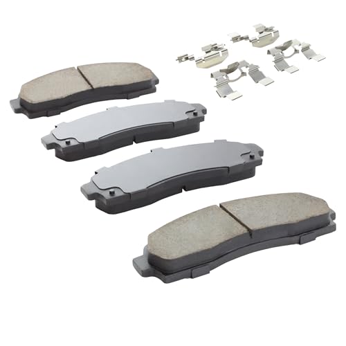 Image of QUALITY-BUILT Front Ceramic Brake Pads, Premium 1001-0833AC, Compatible with 2001-2005 Ford (Explorer,Explorer Sport,Explorer Sport Trac)