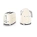 SMEG 2-Slice Toaster & 1.7-Liter Kettle in Cream