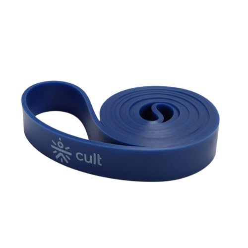 Image of CULT Heavy Resistance Band for Workout (18-40 kg) | Pull Up Assist Elastic Band for Home Exercise for Men & Women | Theraband & Gym Equipment (Blue)