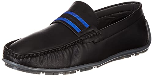 Image of Amazon Brand - House & Shields Men's Gilbert Black Driving Shoes 8 UK (SS21-02)