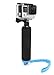 MyGadget Bastone Galleggiante per Action Camera - Impugnatura Impermeabile - Braccio Hand Grip per GoPro Hero 10 9 8 7 Xiaomi Yi Insta360 - Blu