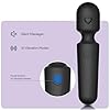 MANFLY Portable Travel Massage Tool, 10 Modes Rechargeable Waterproof Mini Body Massager (Black) #4