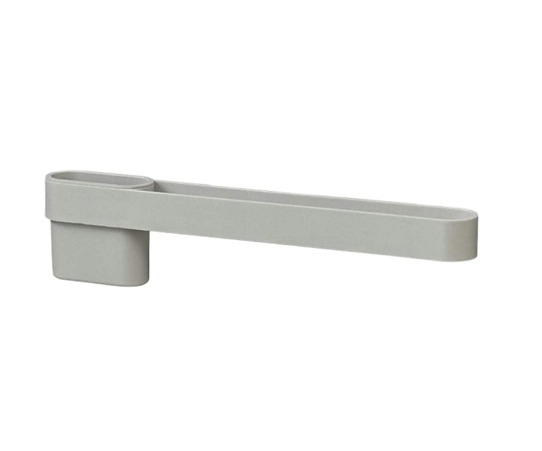 FGXHHS Towel Rail Shelf Rack Free Punching Kitchen Holder Bathroom Bar Toothpaste Toothbrush Bucket (Blue : Gris)