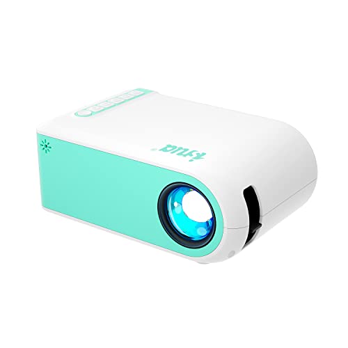 Mini Projector，ismua Portable Projector Full HD 1080P Supported, Phone Projector Compatible with Smartphone, Laptop, TV Stick Connection Projectors for Kids Home Theater, Ideal for Home Entertainment