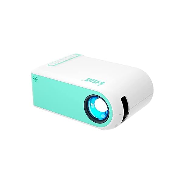 Mini Projector，ismua Portable Projector Full HD 1080P Supported, Phone Projector Compatible with Smartphone, Laptop, TV Stick Connection Projectors for Kids Home Theater, Ideal for Home Entertainment
