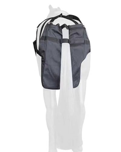 ZIMGOD Horse Poop Manure Bags for Small/Medium/Large Equine, Parade Travel Horse Manure Catching Tool, Black Equine Manure Storage Bag Diaper(Small)