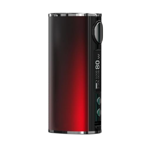 For Eleaf iStick T80 Mod Box 80 W Vape (Dégradé rouge) Batterie 3000 mAh modes VW/TC connexion 510 type C charge rapide 5 V/2 A Écran OLED saisissant...