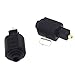 Produktbild OTOTEC Mini Toslink optischer 3,5 mm Buchse auf Toslink Audio Adapter schwarz