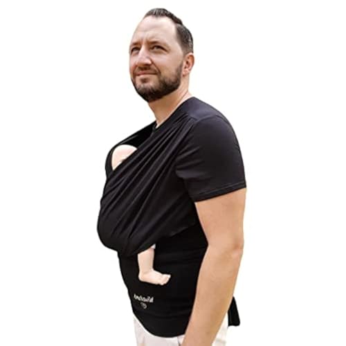 Amarsupiel | Camiseta de Porteo Crisálida Hombre | Portabebés Premium| Portabebé Ergonómico | Fabricada en UE | Certificado Oekotex | Camiseta Porteadora | Porteo Recién Nacido | Mochila portabebe