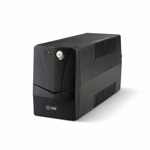 Image of EVM EPS 1251 Line Interactive 1000VA /600W, Simulated Sine Wave, 12V /7Ah x2 Battery, 220-240V Input, ±10% Output Reg., 4-6h Recharge, Low Noise <40dB - 2 Years Warranrty (EPS1251)