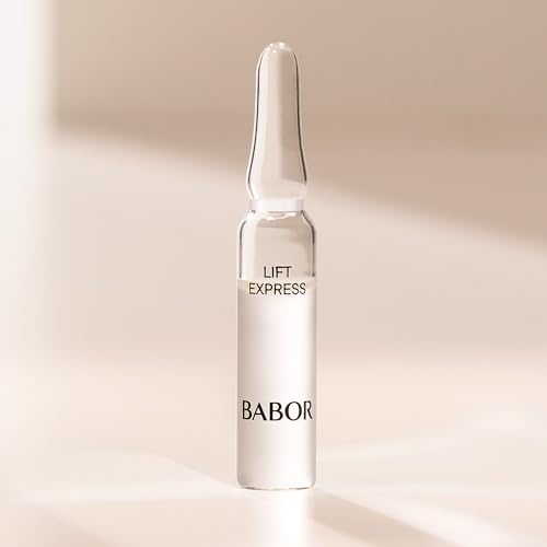 BABOR Lift Express, Anti-Aging Serum Ampullen für das Gesicht, Sofortiger Anti-Falten-Effekt, Vegane Formel, Ampoule Concentrates, 7 x 2 ml