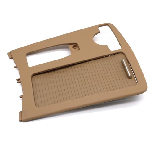 Accesorios interiores Para Benz W204 Clase C E C180 C200 C220 W207 W212 E260 E300 LHD Consola C Entral Cubierta De Portavasos Obturador Coche Interior(Dark Yellow)