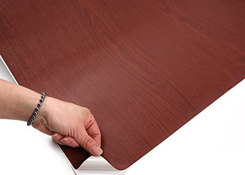 Papel autoadhesivo ROSEROSA WD624 lavable e impermeable con acabado de madera para muebles 5