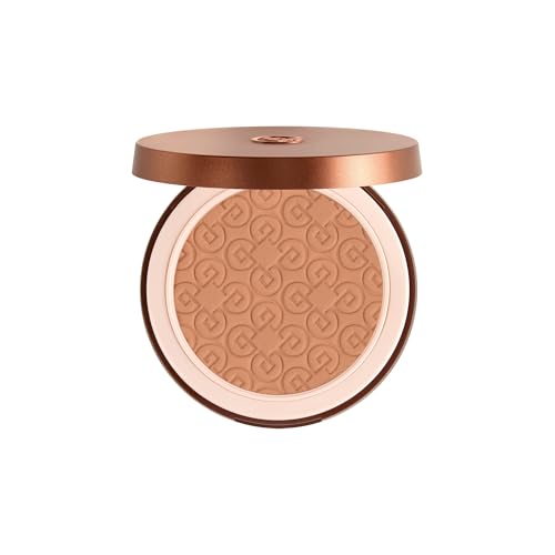 Collistar Magica Terra Bronzing Powder - Polvo bronceador compacto para el rostro, acabado mate o brillante, cobertura acumulativa, larga duración, rellenable, 4,4 Portofino, 9 g