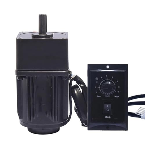 GTPBAO Speed Regulate 15W AC Reversible Gear Motor 3RK15GN-C Speed Adjustable 220V AC Single Phase 70x70mm Frame AC Gear Reducer Motor Reducer(41rpm)