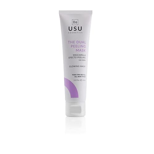 Mascarilla Efecto Peeling con AHA - 60 ml - Ayuda a Mejorar la Textura de la Piel y a Estimular la Regeneración Celular - Efecto Renovador e Iluminador - Apto para Todo Tipo de Pieles - USU Cosmetics Cover