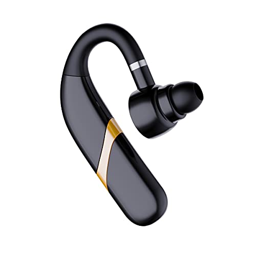 Bluetooth Earpiece,DECWIN Bluetooth 5.1 Business Headphone,Ear Hook Headphone,Long Standby with Mic,Sweatproof,Hands-Free Earphones,Noise Cancelling,in-Ear Earbuds for Cell Phone