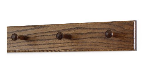 Solid Oak Shaker Peg Rack Made in The USA -