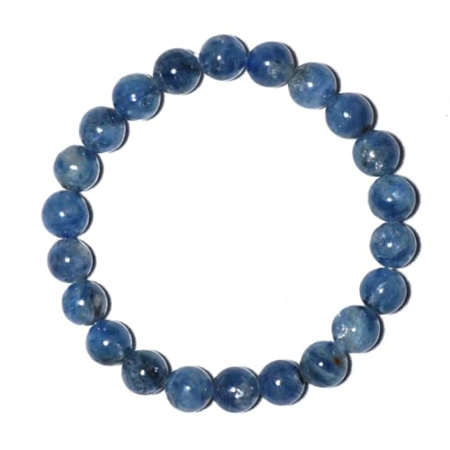 TaHLga Natural Blue Kyanite Crystal Bracelet 8MM Beads