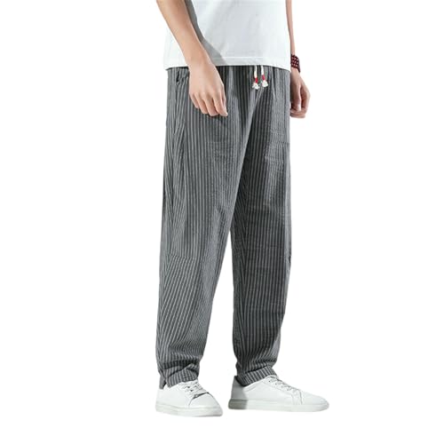 Pantalon ample homme léger en coton contre la chaleur estivale style lanterne