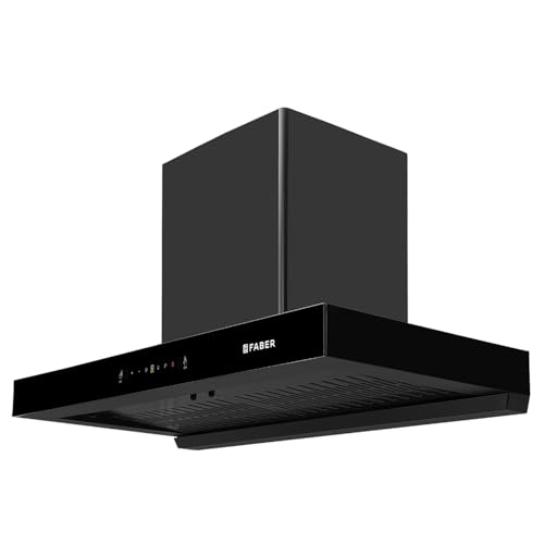 Image of Faber Silencio 90cm 1500m /hr BLDC Autoclean Filterless T-Shape Chimney|Built In Oil Collector|Touch & Gesture Control|12Yr Motor,2Yr Comprehensive Warranty by Faber | HOOD SILENCIO BLDC HCSCFLBKIN90T