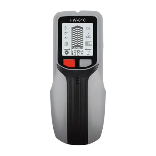 FACAIIO Detector de metales multifuncional de pared con localizador de cables y pernos, 3 modos de escaneo de madera, metal y cables de CA de hasta 80 mm de profundidad, para apagado automático