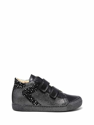 Chaussures en cuir Naturino Noir 2015413, finitions de haute qualité