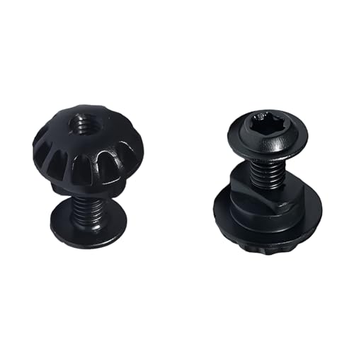 2 Pcs Screw Bolt and Plastic Grommet/Nuts Compatible with La-Z-Boy/Lazyboy Rocker Recliner Leg Rest Scissor Insert, Screw and Grommet Replaces Parts for footrest 3-Position Locks