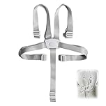 1Pcs High Chair Harness, Adjustable Baby Seat Belt 5 Point Harness Straps High Chair Straps Car Seat Straps Anti Escape High Chair Security Straps for High Chair Kids Stroller Pram Buggy