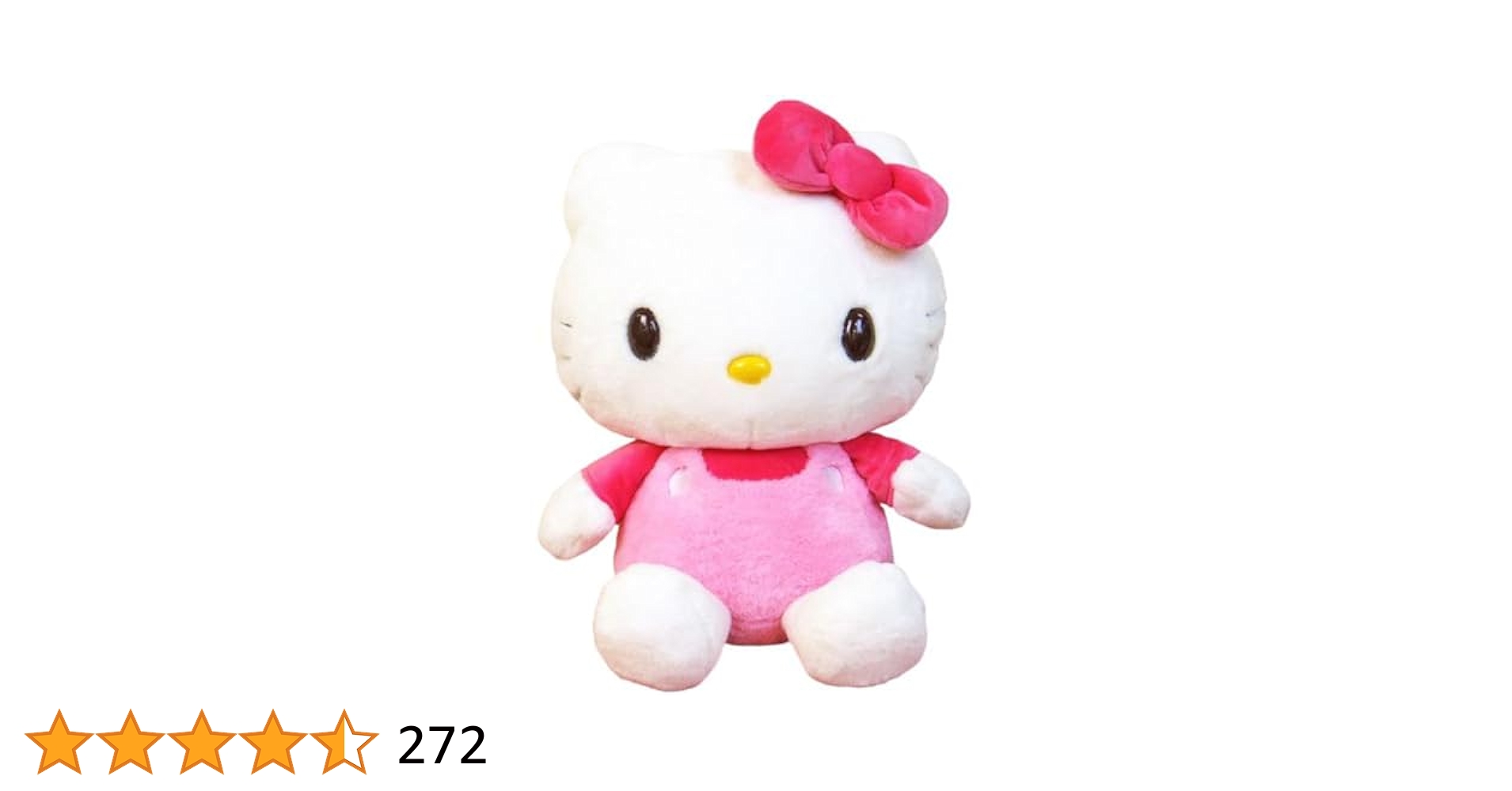 レトロ キティ 変身テディベア ぬいぐるみ(ピンク ）L 体長約 46cm