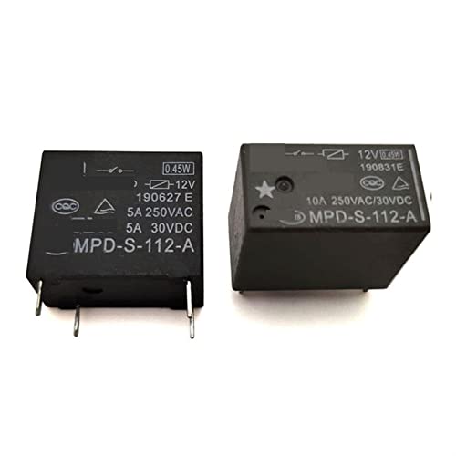 Relais MPD S 112 A à 4 broches avec capacité de coupure élevée 24V 10A