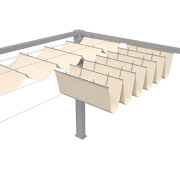 retractable pergola shade cloth