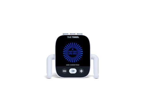 Time Timer Element Water Resistant Visual Timer for Kids Shower Timer Bathroom Timer for Brushing Teeth Chores Homework & Routines Rechargeable Portable Countdown Timer with Custom Presets