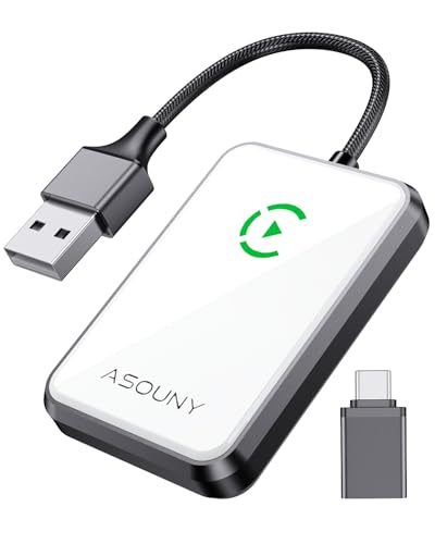 Adaptateur sans fil CarPlay 2025 pour iPhone 6+ et voitures depuis 2016