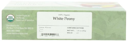 Davidson's Organics, White Peony, 100-Count Unwrapped Tea Bags #TOP1