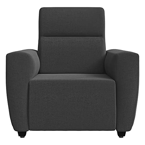 Image of Wakefit Sofa Set | 3 Year Warranty | Sofa 6 Seater, 6 Seater Sofa for Living Room, Wooden Sofa Set, Sofa Set 3+2+1 Seater - Belize(Malphino : Smoke Grey)