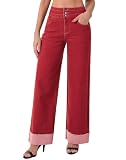 roswear Women's High Waisted Stretchy Wide Leg...