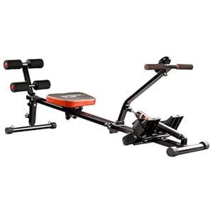 Row Shaper by SIDESHAPER 2023 Version – Ab Workout Equipment, Compact Rowing Machine, Adjustable Difficulty, Includes Fitness Tracker