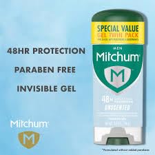 Mitchum Desodorante y Antitranspirante Hombres Gel 2.25 Oz Pack 6 miniatura 3