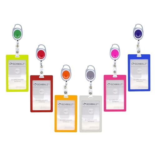 Titulaire de la carte Tulla rose Schmalz vertical rétractable avec skipassjojo