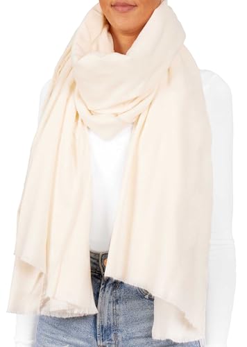BRUBAKER Cashmirillo Schal - Übergroßer Winterschal für Damen und Herren - 100 x 200 cm - Warm und Kuschelig - Deckenschal für Herbst/Winter - Herbstschal für weiches...