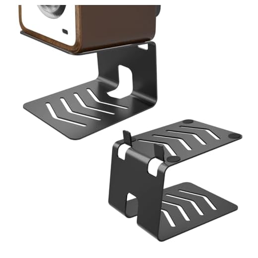Suptek 2 Soporte de Altavoz de Sobremesa, Universal Metálico Soporte Altavoces Pie, Incluye Alfombrillas Antideslizantes, hasta 25kg, SDM002B